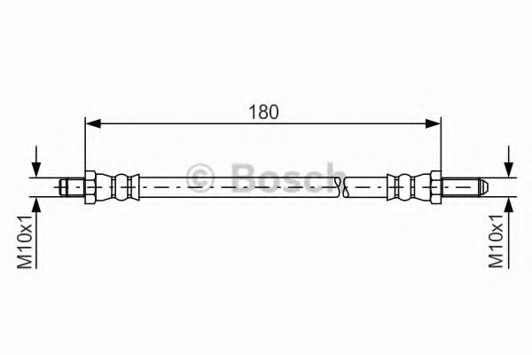 BOSCH 1 987 476 022 Тормозной шланг задний мост для FORD (Форд) BOSCH 1 987 476 022 Тормозной шланг задний мост для FORD (Форд)