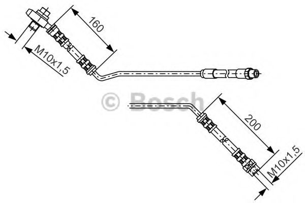 BOSCH 1 987 476 055 Тормозной шланг для BMW (Бмв) BOSCH 1 987 476 055 Тормозной шланг для BMW (Бмв)