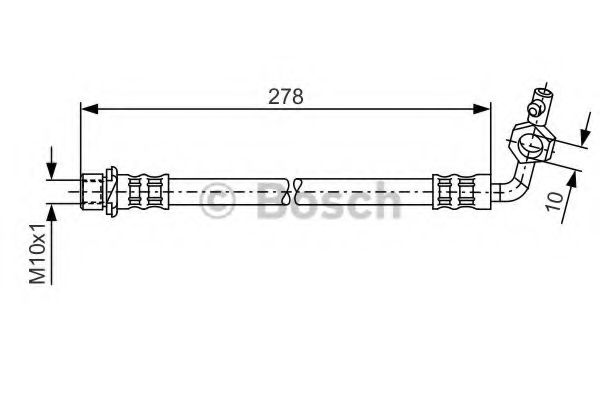 BOSCH 1 987 476 113 Тормозной шланг Задний мост слева для TOYOTA RAV 4 II (Тойота/тоета Рав 4 2) BOSCH 1 987 476 113 Тормозной шланг Задний мост слева для TOYOTA RAV 4 II (Тойота/тоета Рав 4 2)