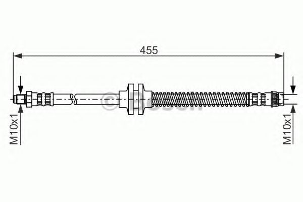 BOSCH 1 987 476 126 Тормозной шланг передняя ось, двусторонне для RENAULT MEGANE II ER (Рено Меган 2 ер) BOSCH 1 987 476 126 Тормозной шланг передняя ось, двусторонне для RENAULT MEGANE II ER (Рено Меган 2 ер)