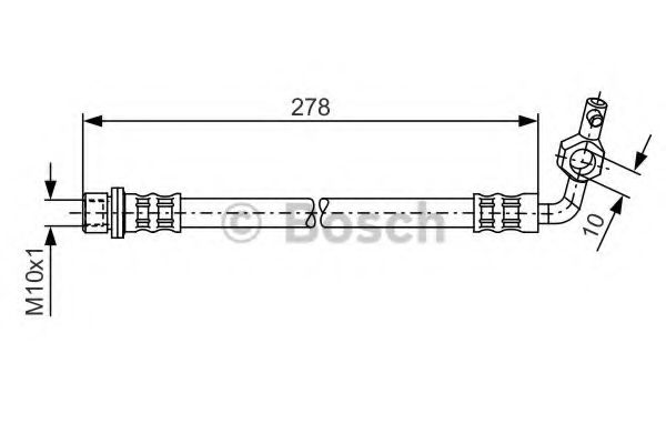 BOSCH 1 987 476 127 Тормозной шланг для TOYOTA RAV 4 II (Тойота/тоета Рав 4 2) BOSCH 1 987 476 127 Тормозной шланг для TOYOTA RAV 4 II (Тойота/тоета Рав 4 2)