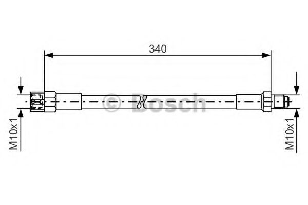 BOSCH 1 987 476 129 Тормозной шланг передняя ось, двусторонне для VOLVO C70 I (Вольво C70 и) BOSCH 1 987 476 129 Тормозной шланг передняя ось, двусторонне для VOLVO C70 I (Вольво C70 и)