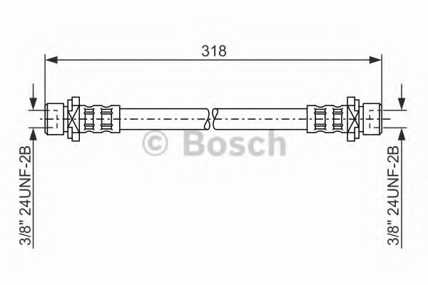 BOSCH 1 987 476 165 Тормозной шланг задний мост для TOYOTA YARIS VERSO (Тойота/тоета Ярис версо) BOSCH 1 987 476 165 Тормозной шланг задний мост для TOYOTA YARIS VERSO (Тойота/тоета Ярис версо)