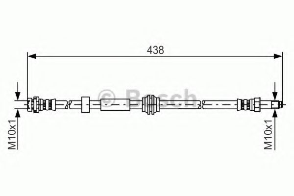 BOSCH 1 987 476 181 Тормозной шланг передняя ось, двусторонне для FORD FOCUS C-MAX (Форд Фокус с макс) BOSCH 1 987 476 181 Тормозной шланг передняя ось, двусторонне для FORD FOCUS C-MAX (Форд Фокус с макс)