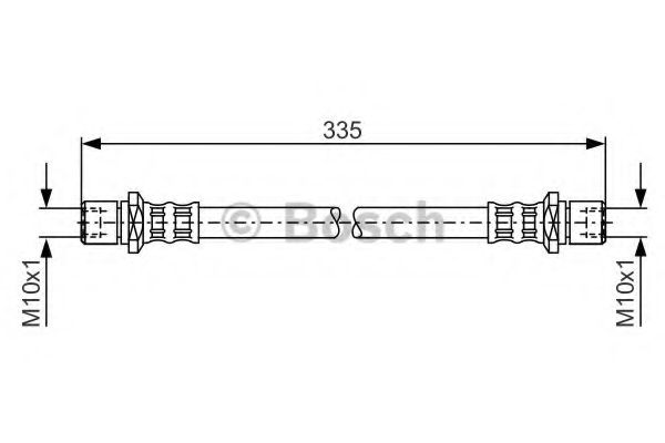 BOSCH 1 987 476 183 Тормозной шланг задний мост для SUBARU IMPREZA (Субару Импреза) BOSCH 1 987 476 183 Тормозной шланг задний мост для SUBARU IMPREZA (Субару Импреза)
