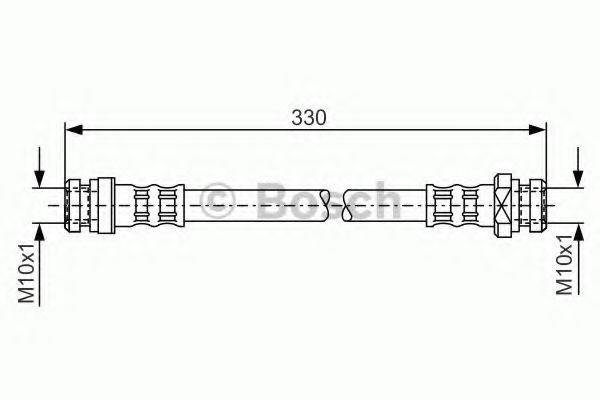 BOSCH 1 987 476 190 Тормозной шланг для HYUNDAI MATRIX (Хендай Матрикс) BOSCH 1 987 476 190 Тормозной шланг для HYUNDAI MATRIX (Хендай Матрикс)