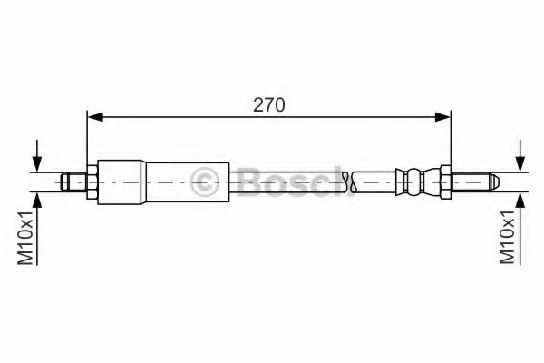 BOSCH 1 987 476 262 Тормозной шланг передняя ось, двусторонне для FORD FIESTA (Форд Фиэста) BOSCH 1 987 476 262 Тормозной шланг передняя ось, двусторонне для FORD FIESTA (Форд Фиэста)