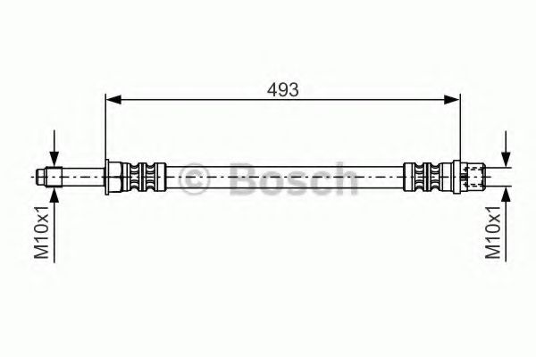 BOSCH 1 987 476 294 Тормозной шланг задний мост для MERCEDES-BENZ SPRINTER 4,6-T (Мэрcэдэс-бэнз Спринтэр 4,6-т) BOSCH 1 987 476 294 Тормозной шланг задний мост для MERCEDES-BENZ SPRINTER 4,6-T (Мэрcэдэс-бэнз Спринтэр 4,6-т)