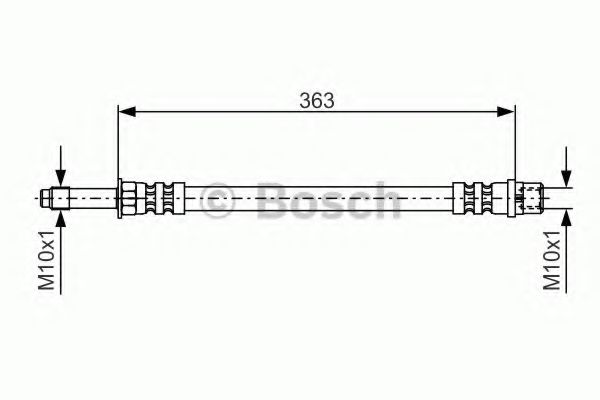 BOSCH 1 987 476 295 Тормозной шланг передняя ось, двусторонне для VOLKSWAGEN LT 28-35 II (Фольксваген Лт 28-35 2) BOSCH 1 987 476 295 Тормозной шланг передняя ось, двусторонне для VOLKSWAGEN LT 28-35 II (Фольксваген Лт 28-35 2)