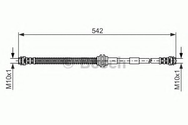 BOSCH 1 987 476 325 Тормозной шланг передняя ось, двусторонне для PORSCHE CAYENNE (Порше Cаъэннэ) BOSCH 1 987 476 325 Тормозной шланг передняя ось, двусторонне для PORSCHE CAYENNE (Порше Cаъэннэ)