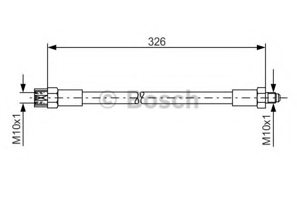 BOSCH 1 987 476 339 Тормозной шланг для VOLKSWAGEN SCIROCCO (Фольксваген Сcироccо) BOSCH 1 987 476 339 Тормозной шланг для VOLKSWAGEN SCIROCCO (Фольксваген Сcироccо)