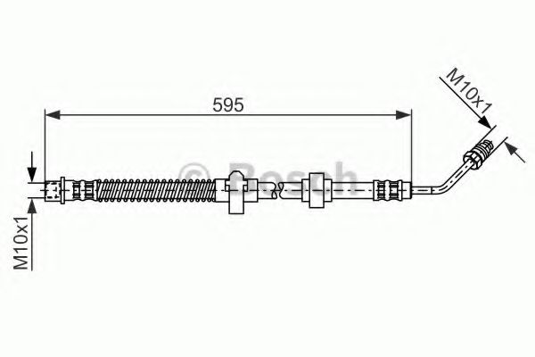 BOSCH 1 987 476 374 Тормозной шланг для CITROËN C6 (CитроËн C6) BOSCH 1 987 476 374 Тормозной шланг для CITROËN C6 (CитроËн C6)