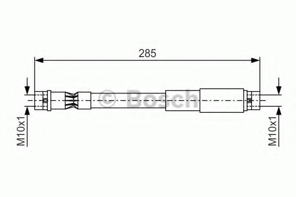 BOSCH 1 987 476 406 Тормозной шланг передний мост для AUDI 90 (Ауди 90) BOSCH 1 987 476 406 Тормозной шланг передний мост для AUDI 90 (Ауди 90)