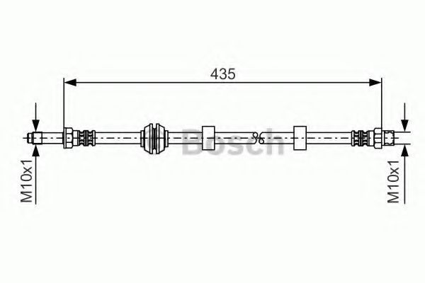 BOSCH 1 987 476 415 Тормозной шланг передняя ось, двусторонне для VOLKSWAGEN CADDY II (Фольксваген Кадди 2) BOSCH 1 987 476 415 Тормозной шланг передняя ось, двусторонне для VOLKSWAGEN CADDY II (Фольксваген Кадди 2)
