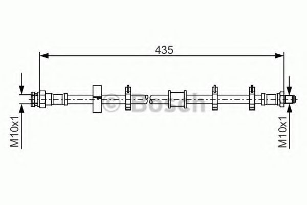 BOSCH 1 987 476 445 Тормозной шланг передняя ось, двусторонне для FIAT (Фиат) BOSCH 1 987 476 445 Тормозной шланг передняя ось, двусторонне для FIAT (Фиат)