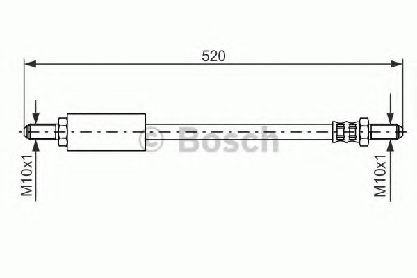 BOSCH 1 987 476 471 Тормозной шланг передняя ось, двусторонне для FORD GRANADA (Форд Гранада) BOSCH 1 987 476 471 Тормозной шланг передняя ось, двусторонне для FORD GRANADA (Форд Гранада)