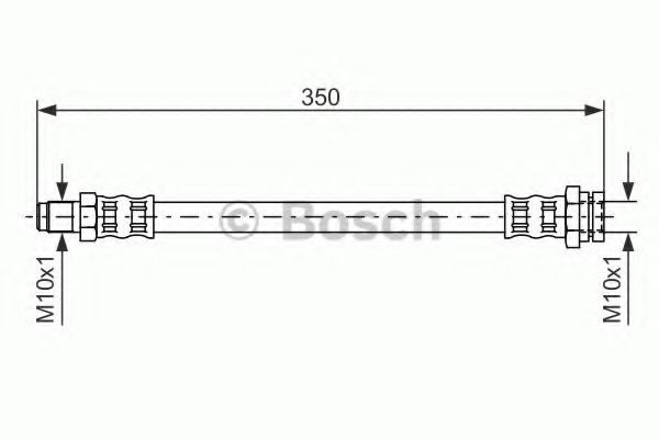 BOSCH 1 987 476 491 Тормозной шланг передняя ось, двусторонне для CITROËN AX (CитроËн Аx) BOSCH 1 987 476 491 Тормозной шланг передняя ось, двусторонне для CITROËN AX (CитроËн Аx)