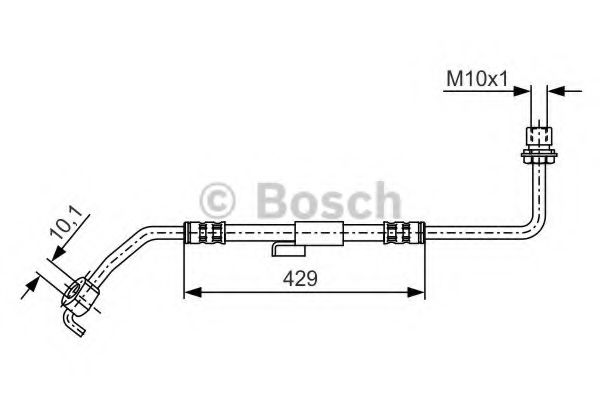 BOSCH 1 987 476 511 Тормозной шланг для FORD TRANSIT (Форд Трансит) BOSCH 1 987 476 511 Тормозной шланг для FORD TRANSIT (Форд Трансит)