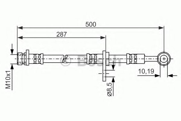 BOSCH 1 987 476 526 Тормозной шланг передняя ось, двусторонне для ROVER 400 (Ровер 400) BOSCH 1 987 476 526 Тормозной шланг передняя ось, двусторонне для ROVER 400 (Ровер 400)