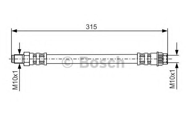 BOSCH 1 987 476 558 Тормозной шланг передняя ось, двусторонне для CITROËN AX (CитроËн Аx) BOSCH 1 987 476 558 Тормозной шланг передняя ось, двусторонне для CITROËN AX (CитроËн Аx)