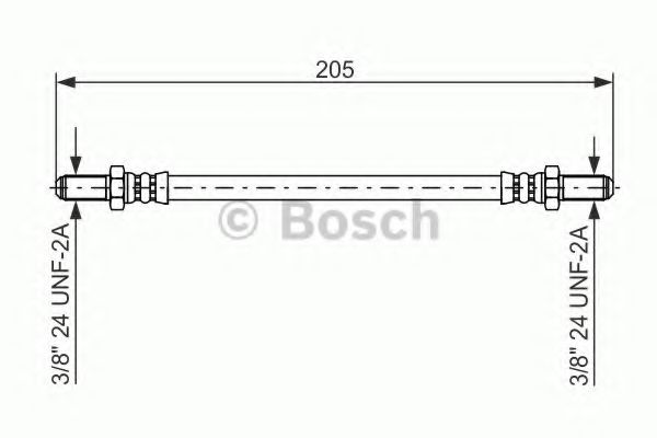 BOSCH 1 987 476 575 Тормозной шланг задний мост для ROVER MINI (Ровер Мини) BOSCH 1 987 476 575 Тормозной шланг задний мост для ROVER MINI (Ровер Мини)