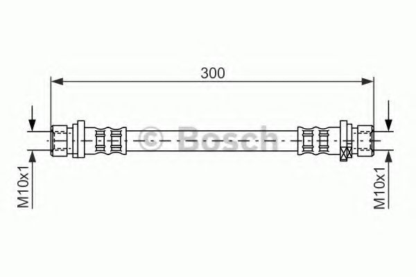 BOSCH 1 987 476 583 Тормозной шланг для HONDA JAZZ II (Хонда Джаз 2) BOSCH 1 987 476 583 Тормозной шланг для HONDA JAZZ II (Хонда Джаз 2)