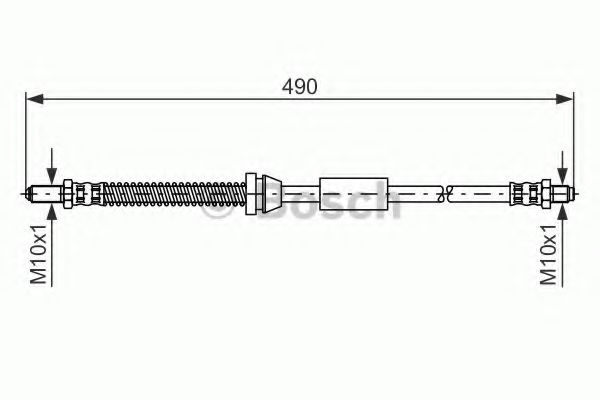 BOSCH 1 987 476 607 Тормозной шланг для FORD (Форд) BOSCH 1 987 476 607 Тормозной шланг для FORD (Форд)