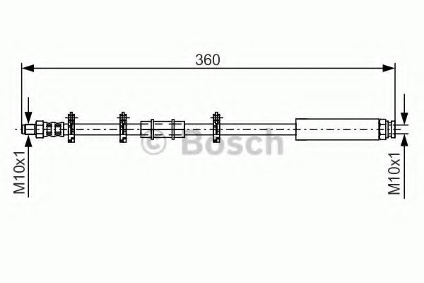 BOSCH 1 987 476 630 Тормозной шланг передняя ось, двусторонне для LANCIA (Лансиа/лянча) BOSCH 1 987 476 630 Тормозной шланг передняя ось, двусторонне для LANCIA (Лансиа/лянча)