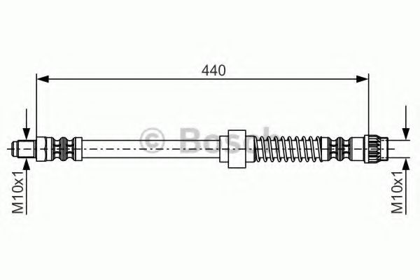 BOSCH 1 987 476 651 Тормозной шланг передняя ось, двусторонне для CITROËN XSARA PICASSO (CитроËн Ксара пикассо) BOSCH 1 987 476 651 Тормозной шланг передняя ось, двусторонне для CITROËN XSARA PICASSO (CитроËн Ксара пикассо)