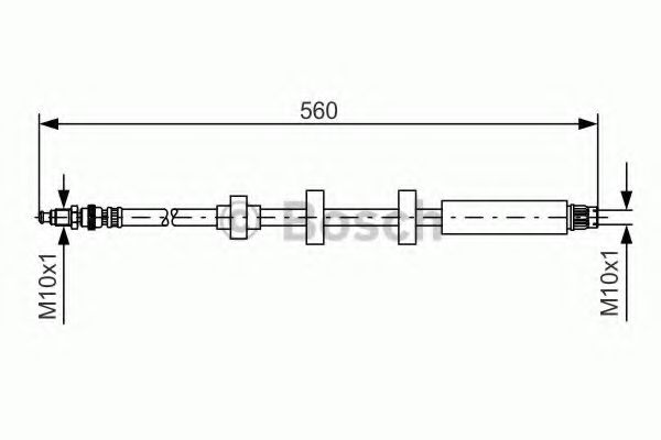 BOSCH 1 987 476 673 Тормозной шланг для PEUGEOT 605 (Пежо 605) BOSCH 1 987 476 673 Тормозной шланг для PEUGEOT 605 (Пежо 605)