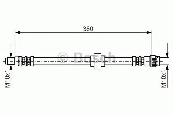 BOSCH 1 987 476 700 Тормозной шланг передняя ось, двусторонне для NISSAN PRIMASTAR (Ниссан Примастар) BOSCH 1 987 476 700 Тормозной шланг передняя ось, двусторонне для NISSAN PRIMASTAR (Ниссан Примастар)