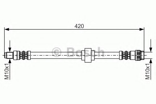 BOSCH 1 987 476 704 Тормозной шланг для RENAULT MEGANE I (Рено Меган 1) BOSCH 1 987 476 704 Тормозной шланг для RENAULT MEGANE I (Рено Меган 1)