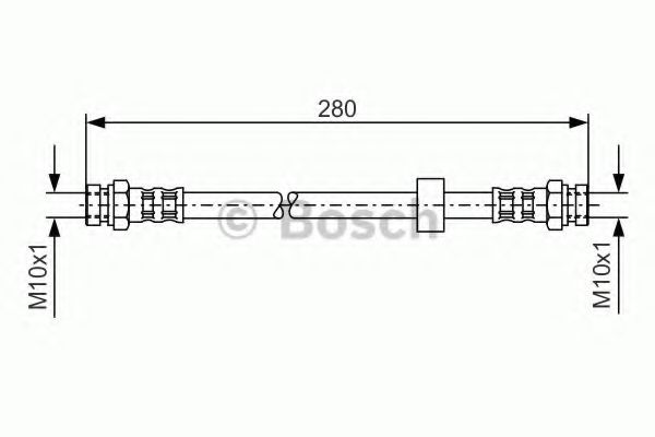 BOSCH 1 987 476 732 Тормозной шланг задний мост для MAZDA (Мазда) BOSCH 1 987 476 732 Тормозной шланг задний мост для MAZDA (Мазда)