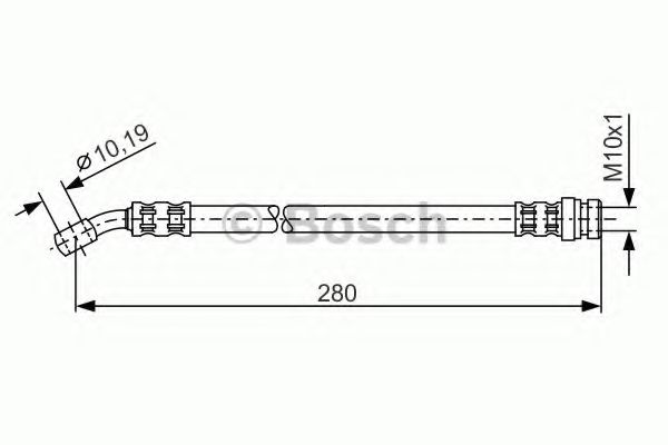 BOSCH 1 987 476 772 Тормозной шланг передняя ось, двусторонне для SUZUKI (Сузуки) BOSCH 1 987 476 772 Тормозной шланг передняя ось, двусторонне для SUZUKI (Сузуки)
