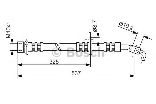 BOSCH 1 987 476 782 Тормозной шланг для TOYOTA CARINA E (Тойота/тоета Карина е) BOSCH 1 987 476 782 Тормозной шланг для TOYOTA CARINA E (Тойота/тоета Карина е)