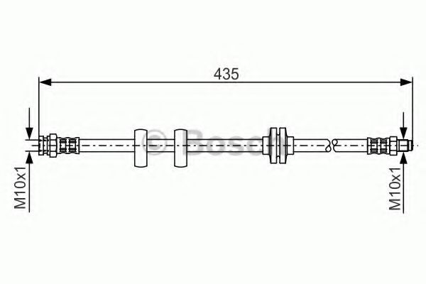 BOSCH 1 987 476 788 Тормозной шланг передняя ось, двусторонне для FIAT MAREA (Фиат Мареа) BOSCH 1 987 476 788 Тормозной шланг передняя ось, двусторонне для FIAT MAREA (Фиат Мареа)