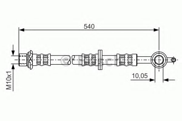 BOSCH 1 987 476 838 Тормозной шланг для TOYOTA YARIS VERSO (Тойота/тоета Ярис версо) BOSCH 1 987 476 838 Тормозной шланг для TOYOTA YARIS VERSO (Тойота/тоета Ярис версо)