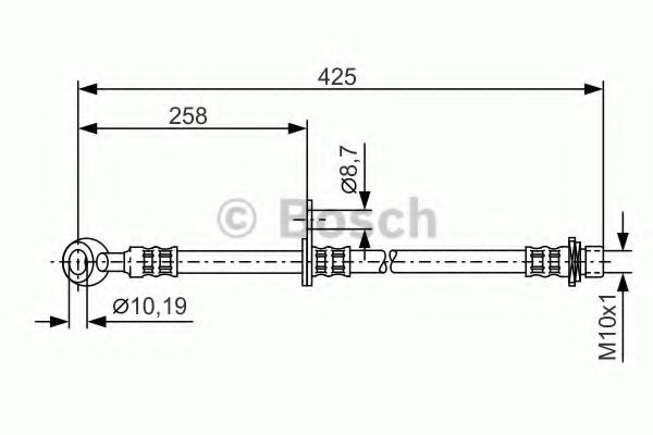 BOSCH 1 987 476 891 Тормозной шланг для HONDA ACCORD VII (Хонда Аккорд 7) BOSCH 1 987 476 891 Тормозной шланг для HONDA ACCORD VII (Хонда Аккорд 7)