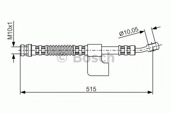 BOSCH 1 987 476 897 Тормозной шланг для HYUNDAI ELANTRA II (Хендай Элантра 2) BOSCH 1 987 476 897 Тормозной шланг для HYUNDAI ELANTRA II (Хендай Элантра 2)