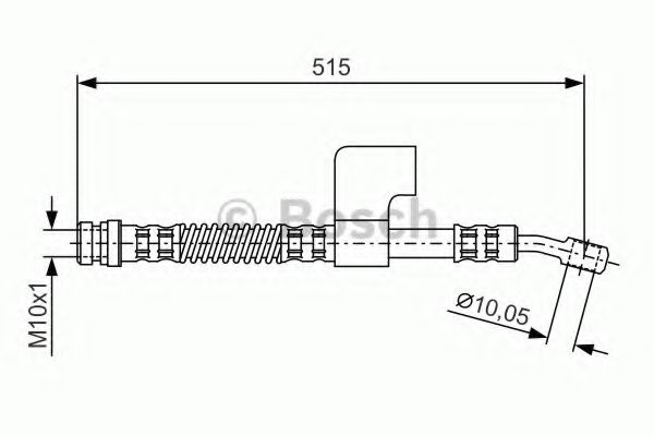BOSCH 1 987 476 898 Тормозной шланг для HYUNDAI ELANTRA II (Хендай Элантра 2) BOSCH 1 987 476 898 Тормозной шланг для HYUNDAI ELANTRA II (Хендай Элантра 2)