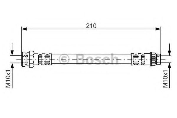 BOSCH 1 987 476 913 Тормозной шланг задний мост для CITROËN C4 I (CитроËн С4 и) BOSCH 1 987 476 913 Тормозной шланг задний мост для CITROËN C4 I (CитроËн С4 и)
