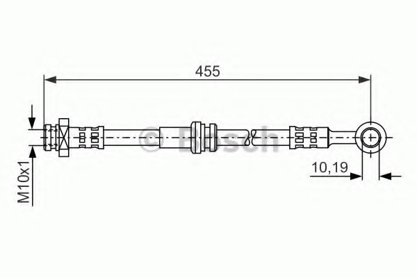 BOSCH 1 987 476 936 Тормозной шланг передняя ось, двусторонне для SUZUKI (Сузуки) BOSCH 1 987 476 936 Тормозной шланг передняя ось, двусторонне для SUZUKI (Сузуки)