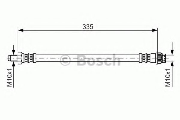 BOSCH 1 987 476 955 Тормозной шланг передняя ось, двусторонне для RENAULT KANGOO RAPID (Рено Кангу рапид) BOSCH 1 987 476 955 Тормозной шланг передняя ось, двусторонне для RENAULT KANGOO RAPID (Рено Кангу рапид)