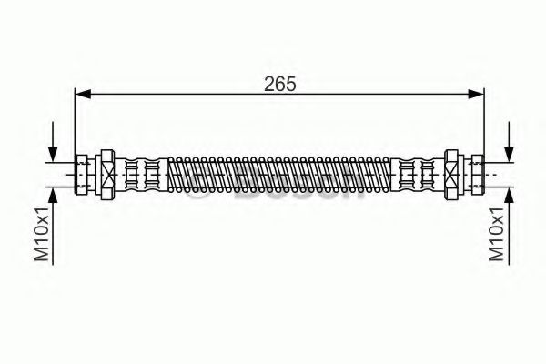 BOSCH 1 987 476 965 Тормозной шланг для MITSUBISHI LANCER IV (Митсубиши/митсубиси Ланcэр иv) BOSCH 1 987 476 965 Тормозной шланг для MITSUBISHI LANCER IV (Митсубиши/митсубиси Ланcэр иv)