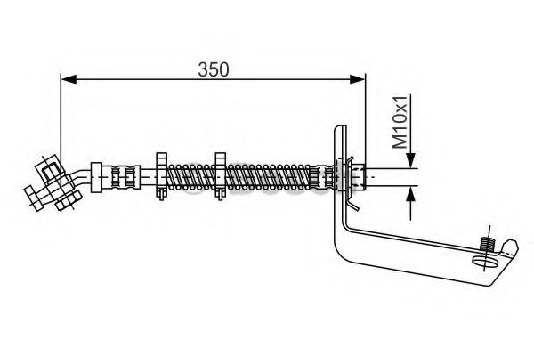 BOSCH 1 987 476 976 Тормозной шланг Задний мост справа для LAND ROVER DISCOVERY II (Ленд ровер/лэнд ровер Дискавери 2) BOSCH 1 987 476 976 Тормозной шланг Задний мост справа для LAND ROVER DISCOVERY II (Ленд ровер/лэнд ровер Дискавери 2)