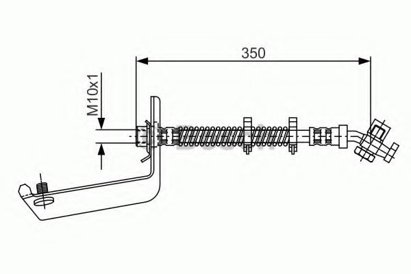 BOSCH 1 987 476 977 Тормозной шланг для LAND ROVER DISCOVERY II (Ленд ровер/лэнд ровер Дискавери 2) BOSCH 1 987 476 977 Тормозной шланг для LAND ROVER DISCOVERY II (Ленд ровер/лэнд ровер Дискавери 2)