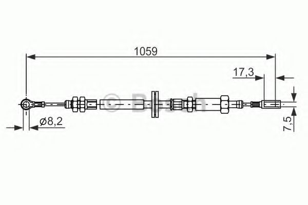 BOSCH 1 987 477 114 Трос, стояночная тормозная система посередине для CITROËN RELAY (CитроËн Рэлаъ) BOSCH 1 987 477 114 Трос, стояночная тормозная система посередине для CITROËN RELAY (CитроËн Рэлаъ)