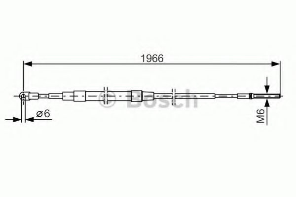 BOSCH 1 987 477 179 Трос, стояночная тормозная система для BMW 7 (Бмв 7) BOSCH 1 987 477 179 Трос, стояночная тормозная система для BMW 7 (Бмв 7)