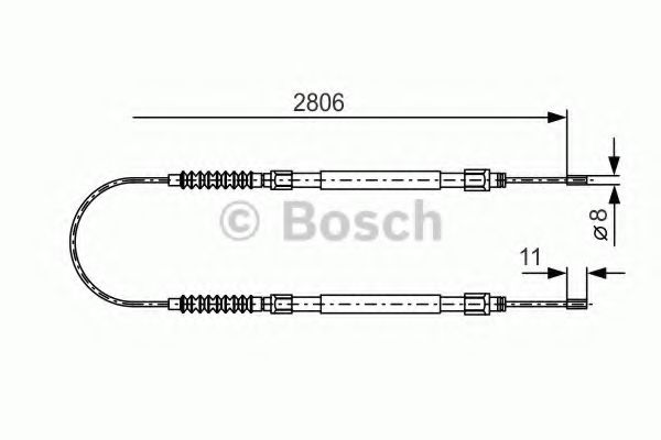 BOSCH 1 987 477 262 Трос, стояночная тормозная система для CITROËN RELAY (CитроËн Рэлаъ) BOSCH 1 987 477 262 Трос, стояночная тормозная система для CITROËN RELAY (CитроËн Рэлаъ)