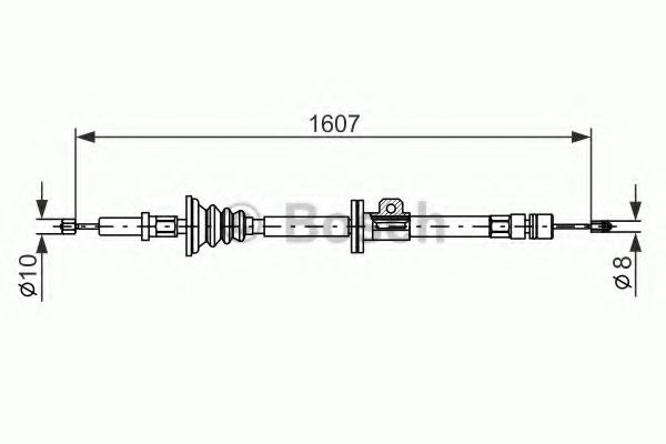 BOSCH 1 987 477 358 Трос, стояночная тормозная система для VOLVO (Вольво) BOSCH 1 987 477 358 Трос, стояночная тормозная система для VOLVO (Вольво)
